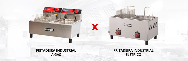 fritadeira industria a gás ou elétrica