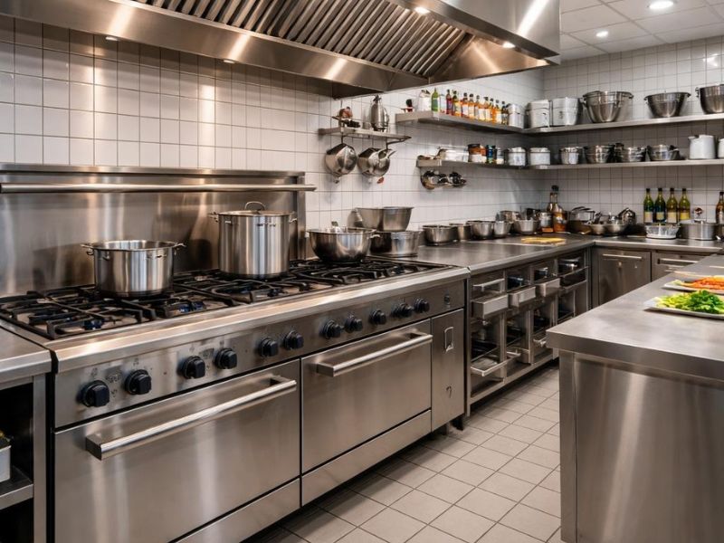 lista de equipamentos para montar um restaurante cocção