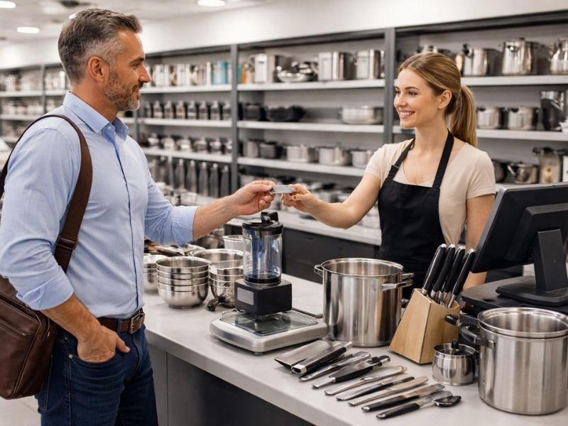 comprar equipamentos para restaurante financeiro